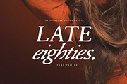 Late Eighties Font & Florals, a Serif Font by Creativeqube Design (Thumbnail 1 of 10)