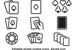 Vector illustration of playing cards, a Technology Illustration by ZinetroN