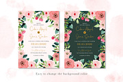 Sweet Floral Wedding Invitation Set, an Invitation Template by wulano (Thumbnail 5 of 6)