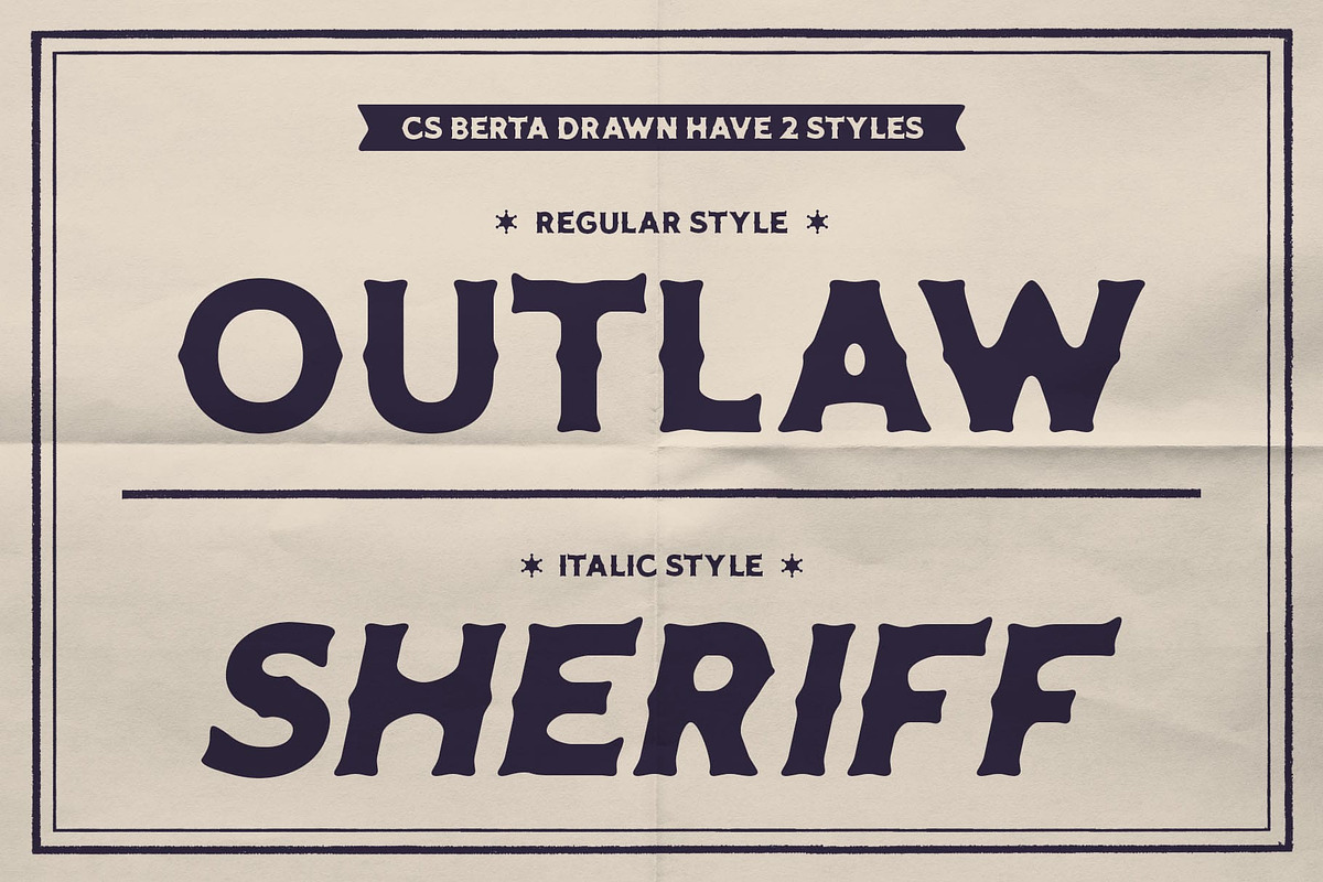 CS Berta Drawn, a Serif Font by Craft Supply Co. (Photo 2 of 8)