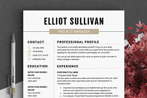 RESUME Design CV Template MS Word