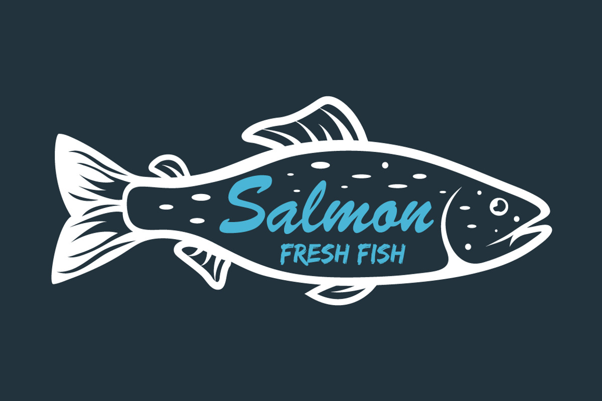 Salmon icons, a Background Graphic by Tomass2015 (Photo 1 of 3)