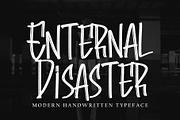 Enternal Disaster, a Handwritten Font by pineungtype (Thumbnail 1 of 6)