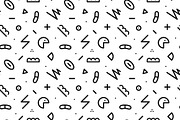 Trendy seamless retro patterns, a Pattern Graphic by ExpressShop (Thumbnail 14 of 17)