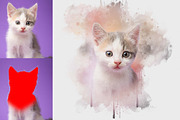 Portrait Watercolor Dropping Action, an Action Add-On by Photoshop Action (Thumbnail 6 of 7)