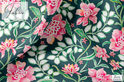 Green Leaves Floral Pattern & Motifs, a Pattern Graphic by Zeesi Design Garden (Thumbnail 7 of 10)