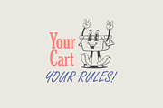 Retro Mascot Creator Kit, an Icon by Anastasiya Klempach (Thumbnail 5 of 7)