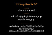 Hesmony Modern Brush Script Font, a Script Font by RantautypeStudio (Thumbnail 15 of 15)