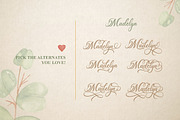 Madelican / Calligraphy Font, a Script Font by Subectype Studio (Thumbnail 18 of 21)