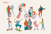 Illustrated map of St. Petersburg, a Person Illustration by Dina_Ruzha (Thumbnail 5 of 10)