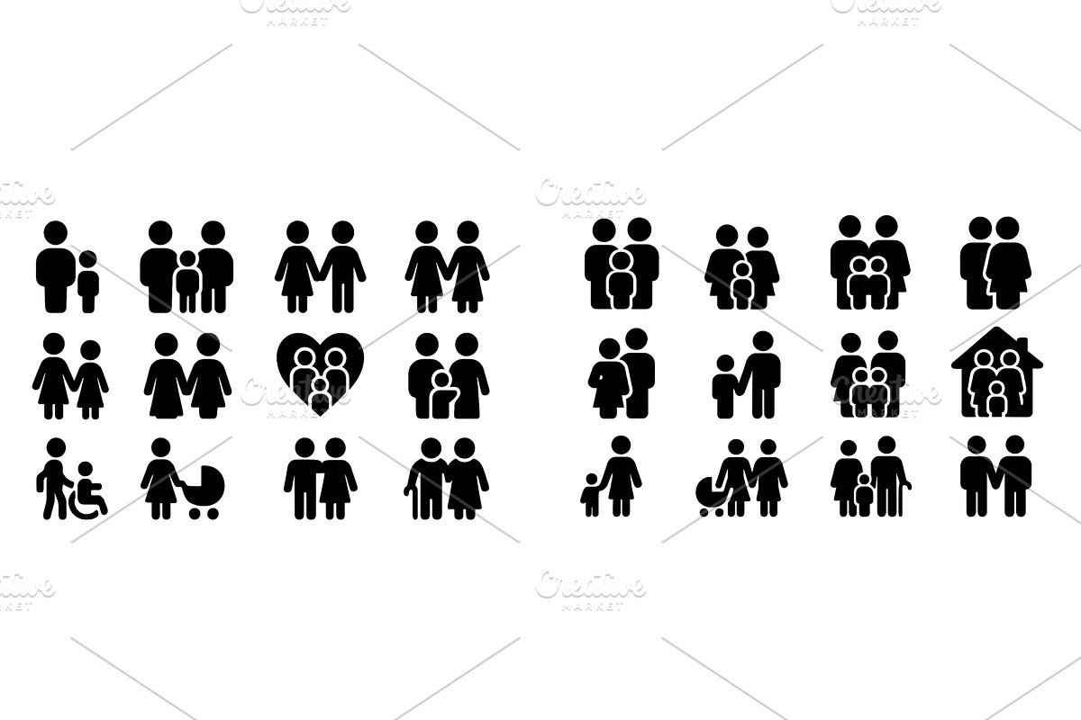 Diverse symbols representing various, a Person Illustration by ZinetroN