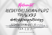 Mellancolist- Handwritten Font, a Script Font by Basnistudio (Thumbnail 6 of 6)