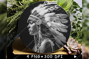 Beautiful Native American Tribal, a Background Graphic by LaseredNinja (Thumbnail 3 of 7)