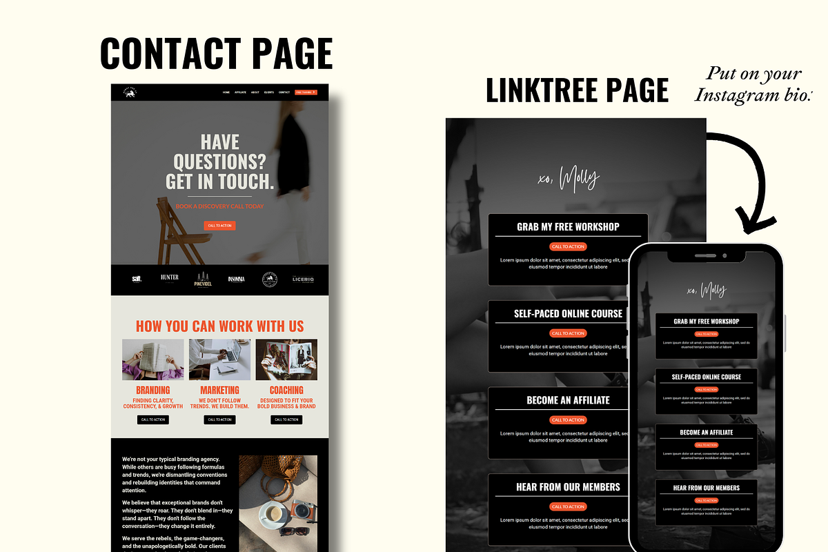 Kartra Bold & Modern Template, a Landing Page Template by Solana Creative Co. (Photo 4 of 8)