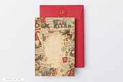 Gnomes Christmas Junk Journal Pages, a Background Graphic by Markicha Art (Thumbnail 5 of 5)