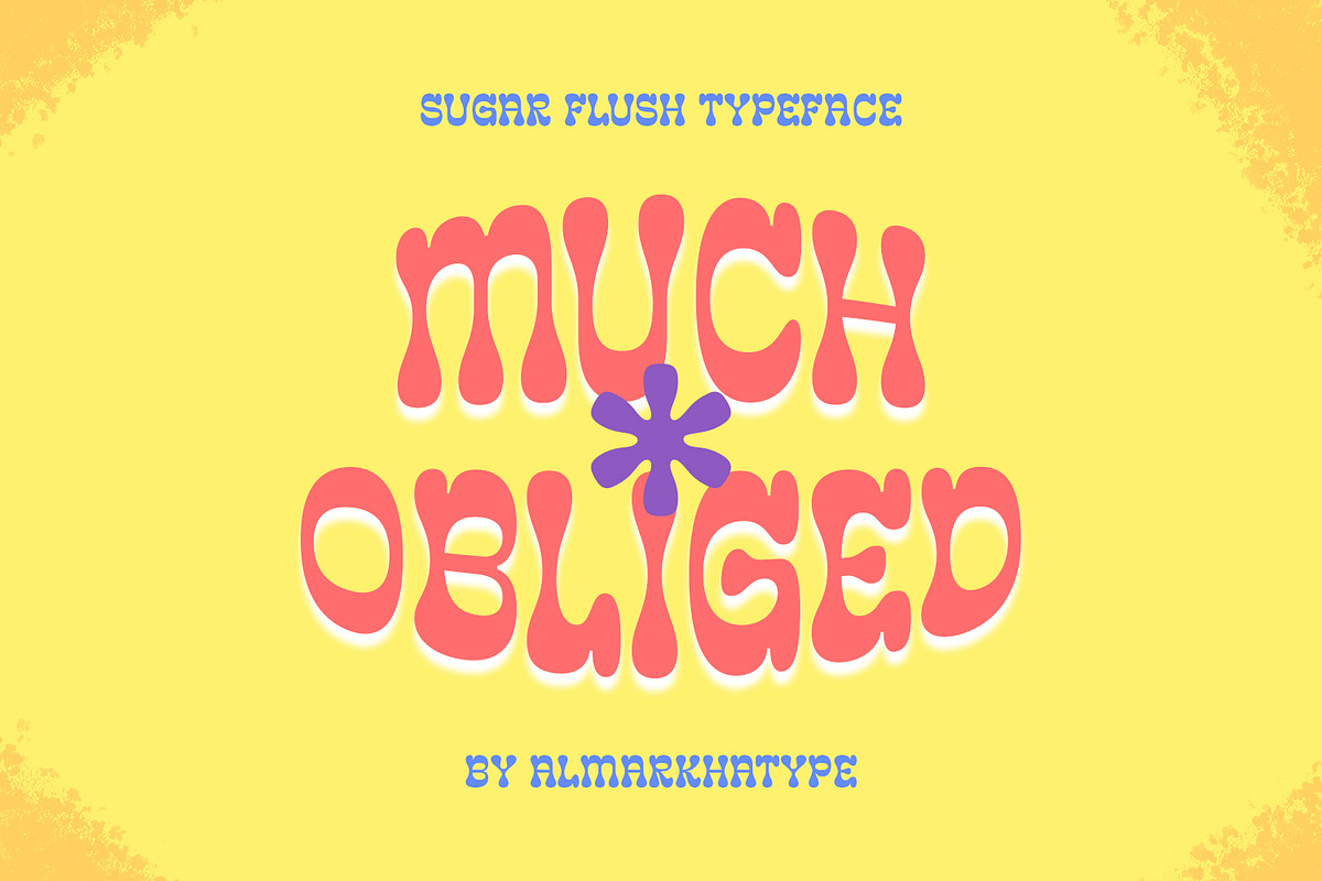 Sugar Flush – Reverse Contrast, a Sans Serif Font by Almarkhatype (Photo 11 of 11)