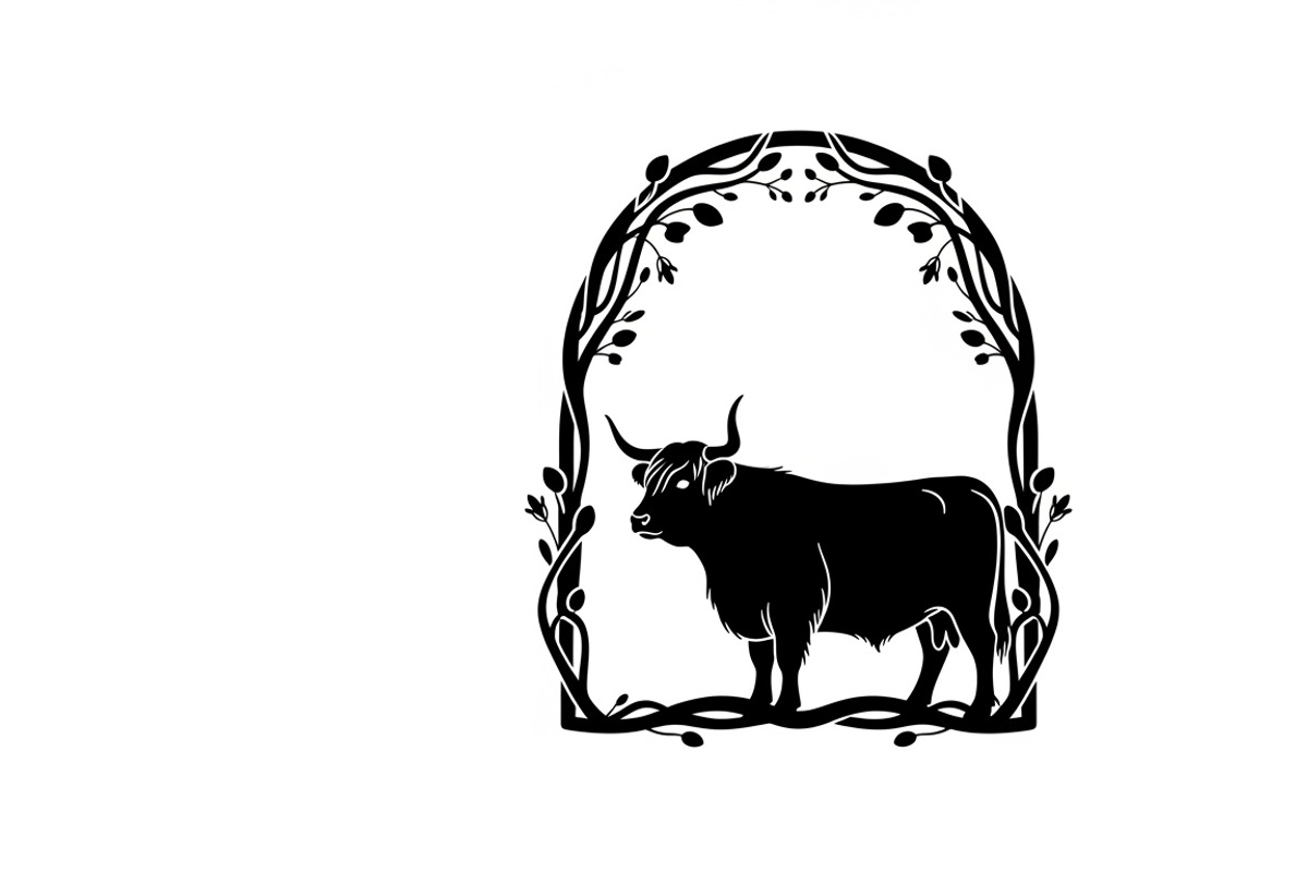 Rustic Highland cow wall art design, an Illustration by Amazin_art (Photo 16 of 40)