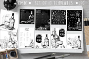 Whiskey Stuff, a Food Illustration by AntonPix Studio (Thumbnail 1 of 9)