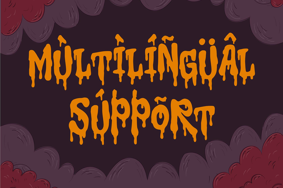 Zomblo | Halloween Horror Font, a Script Font by Denustudios (Photo 11 of 12)