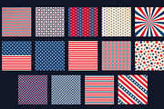 Retro Fourth of July, a Pattern Graphic by Paper Farms (Thumbnail 2 of 2)