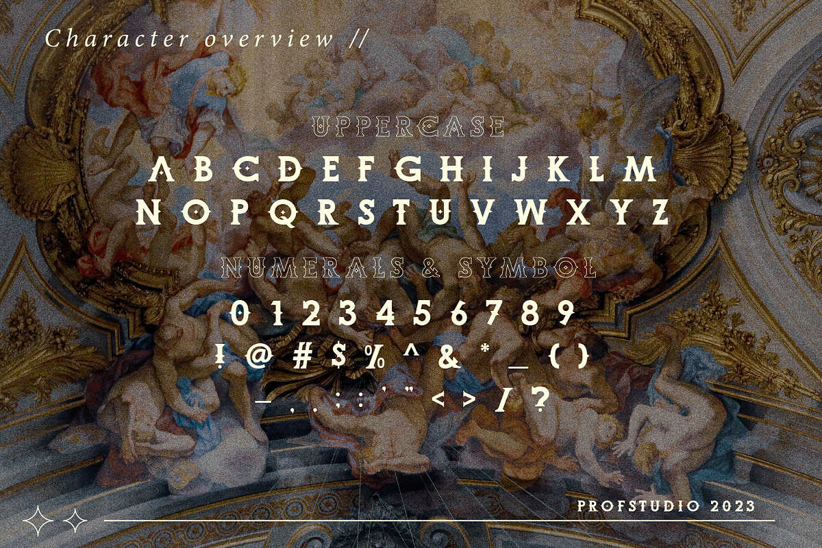 Crowd - Black Letter Typeface, a Blackletter Font by PROF STUDIO (Photo 5 of 5)