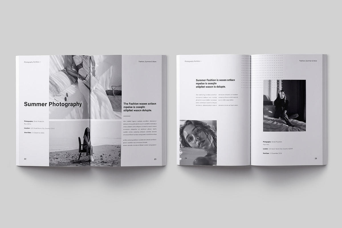Photography Portfolio Template, a Brochure Template by ElvinPrint (Photo 9 of 14)