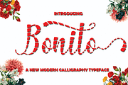 Bonito, a Script Font by Jhoen (Thumbnail 1 of 6)