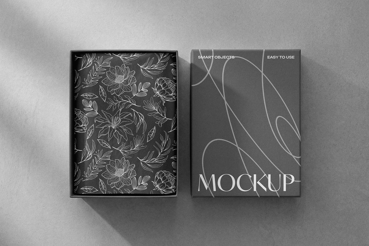 Tissue Paper & Box Packaging Mockup, a Packaging Mockup by Design Squad (Photo 4 of 4)