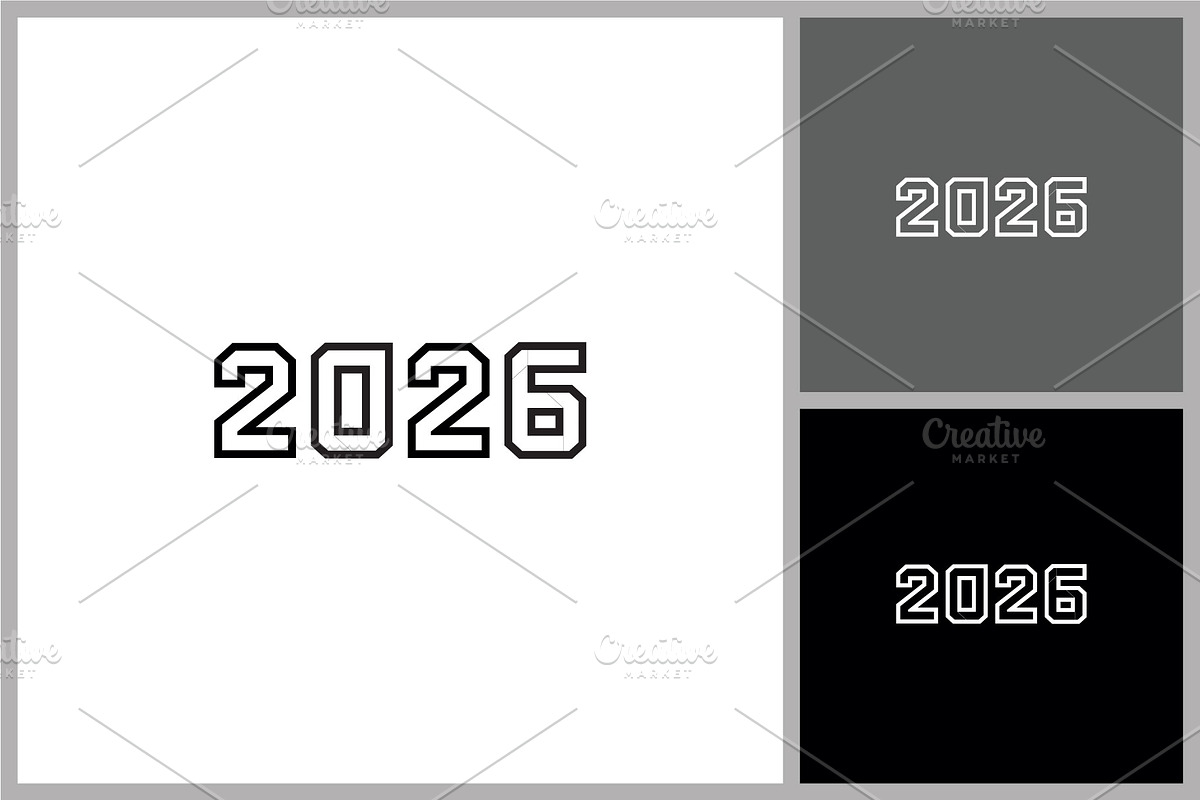 2026 Year Outline, a Branding & Logo Template by quadrazo