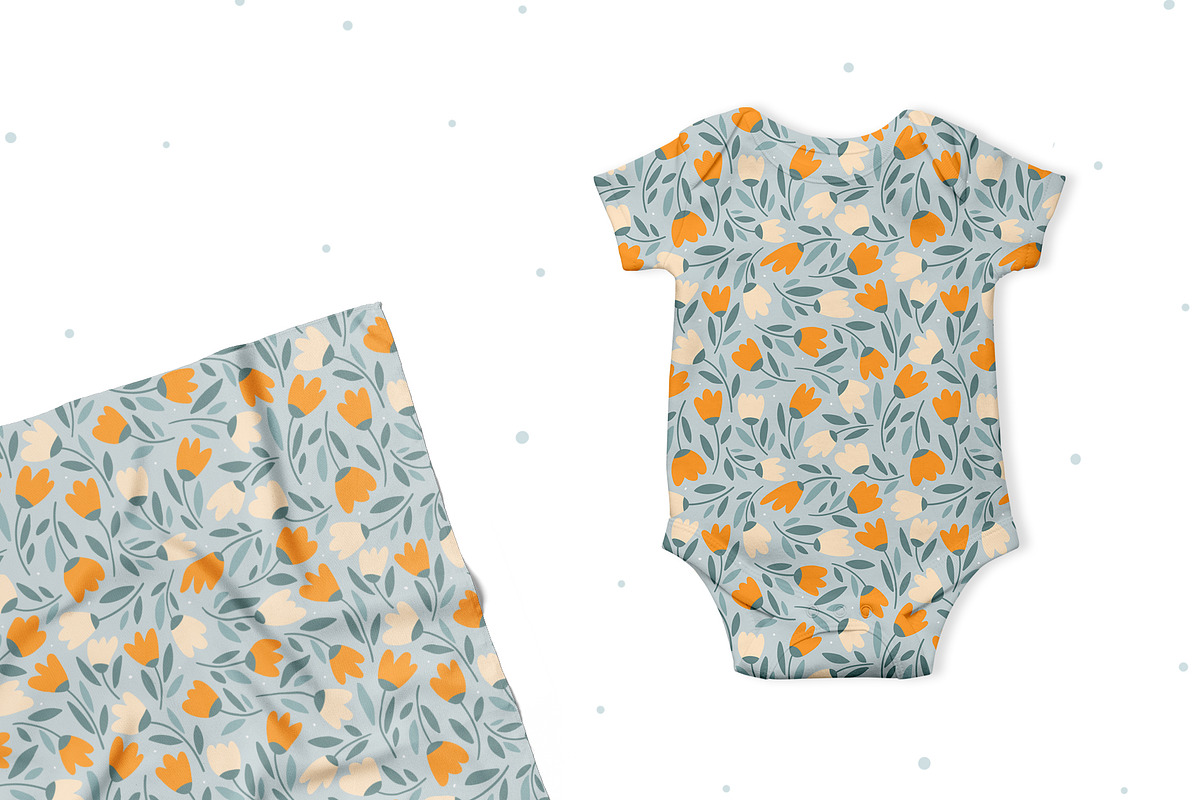 Floral seamless patterns, a Pattern Graphic by hanifa_design (Photo 6 of 11)