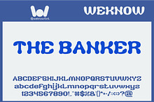 The Banker font