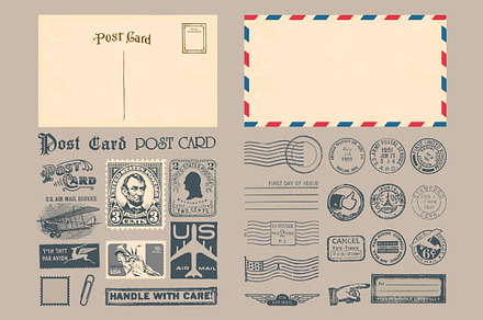 Passport & Postage Stamps and Badges