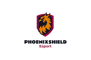 Mascot Phoenix Shield Logo Design, a Branding & Logo Template by Artnivora.Std