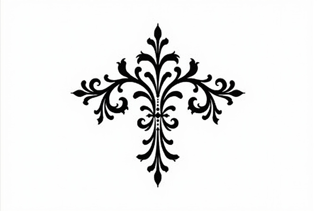 Classic Ornament Silhouette Vector, an Illustration by BIPLOB EXPERT (Photo 9 of 9)