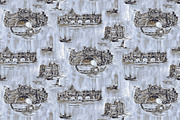 Foggy Fleet pattern, a Pattern Graphic by YvY (Thumbnail 2 of 4)