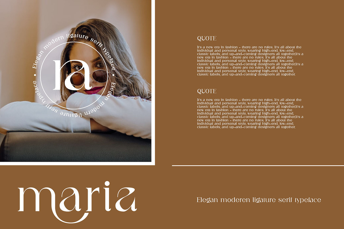 Neuva Ligature Serif Typeface, a Serif Font by yaqublekker (Photo 5 of 10)