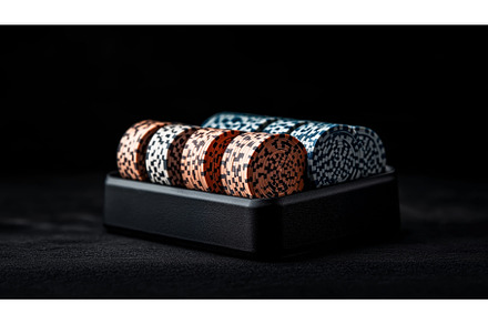 Close-up of multicolored poker chips, a Food & Drink Photo by Sergey Kotenev
