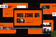 90s Zone - Music Keynote Templates, a Presentation Template by Deepslide Studio (Thumbnail 1 of 7)