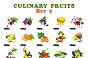 Set culinary fruits part 2, an Object Graphic by Dneprstock (Thumbnail 1 of 3)