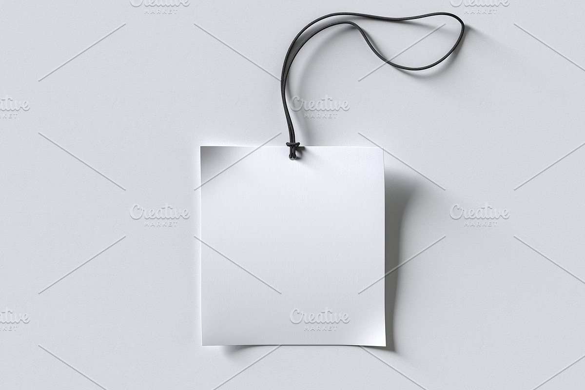 Set of Kraft Tag Labels Mockup, an Apparel Mockup by Black Cat Studio (Photo 17 of 18)