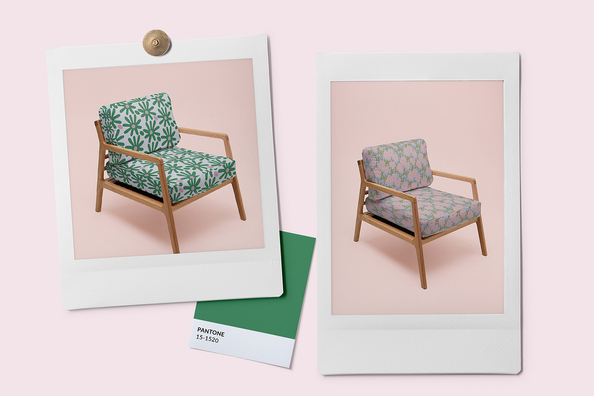 Flower Power Retro Pattern Set, a Pattern Graphic by Emma Make (Photo 9 of 12)