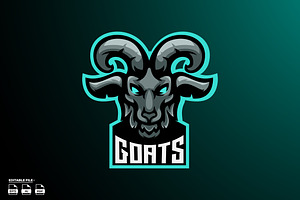 Goat Esport Logo, a Branding & Logo Template by LOGTURNAL