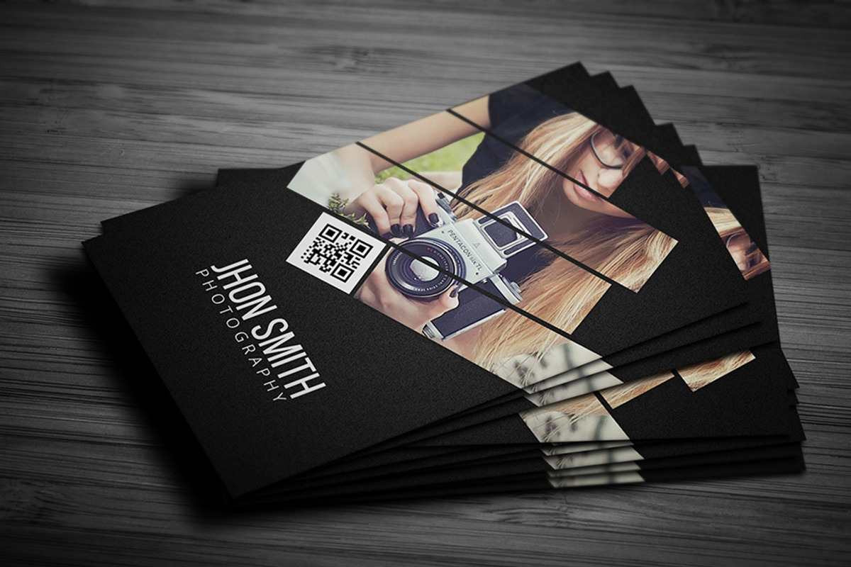Photographer Business Card 03, a Business Card Template by Awns Creators (Photo 3 of 4)