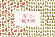 Watercolor Santas and Snowmen, an Illustration by talloshau's illustrations (Thumbnail 7 of 10)