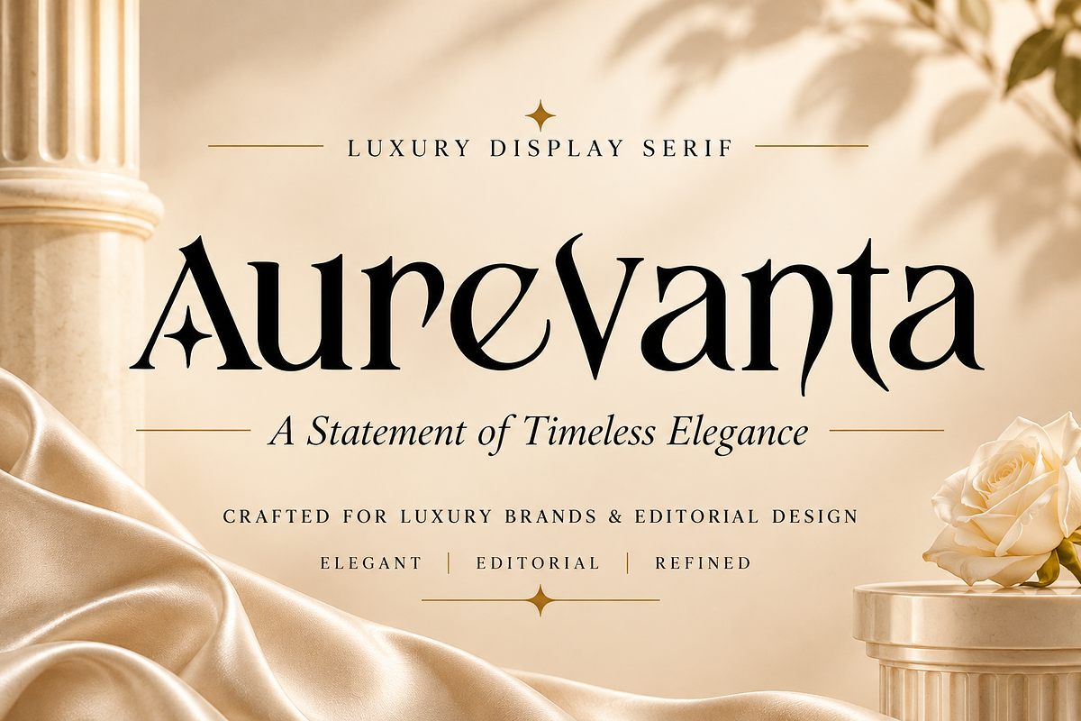 Aurevanta, a Serif Font by Wow Magic