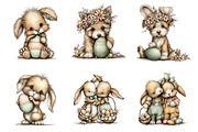 Whimsical easter clipart - Spring, an Illustration by SinaCreation (Thumbnail 5 of 11)
