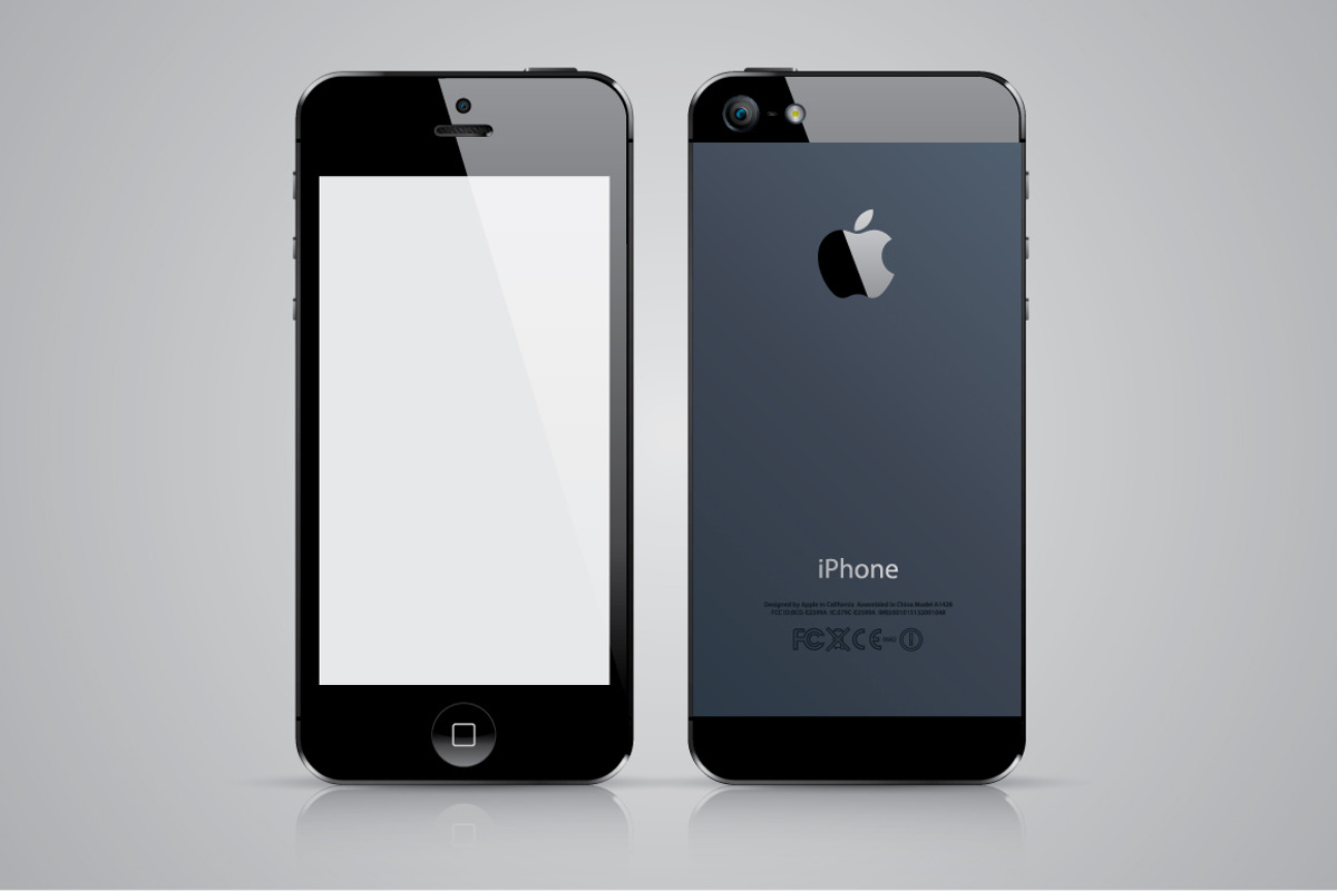 iPhone 5 vector illustration