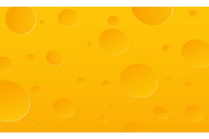 Texture yellow milk cheese with air, a Food Illustration by Vectorbuum