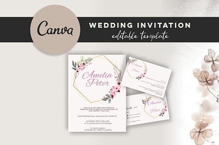 Modern Wedding Invitation