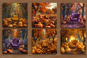 Autumn Fall Pumpkin Background